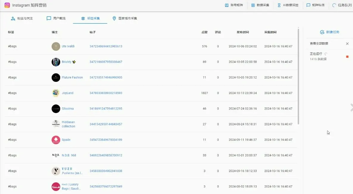 全球通instagram营销软件
